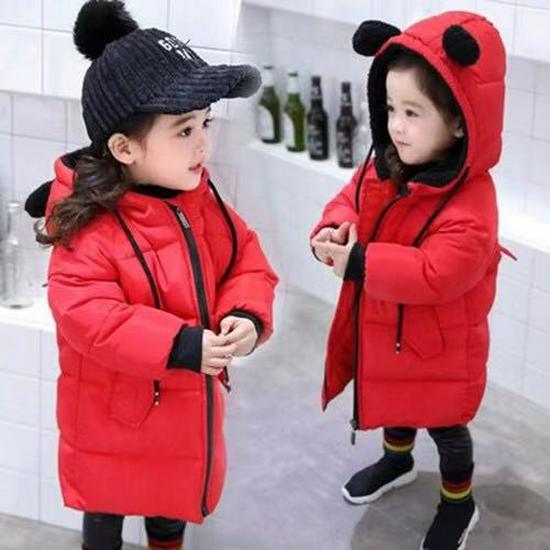 2025 Winter Kinder Koreanischer Stil Baumwollmantel - Modische Warme Jacke für Jungen & Mädchen