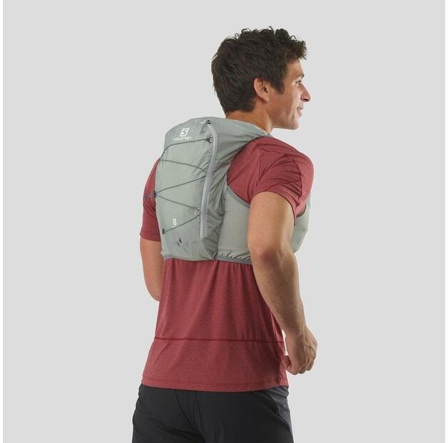Backpack Salomon Active Skin 8 Set Wrought Iron/sedona Sage (LC1758000)