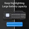 MINI 3LED Flashlights Rechargeable with Built in Battery Torch Portable Outdoor Waterproof Hiking Flashlight Pen Clip HeadLamp