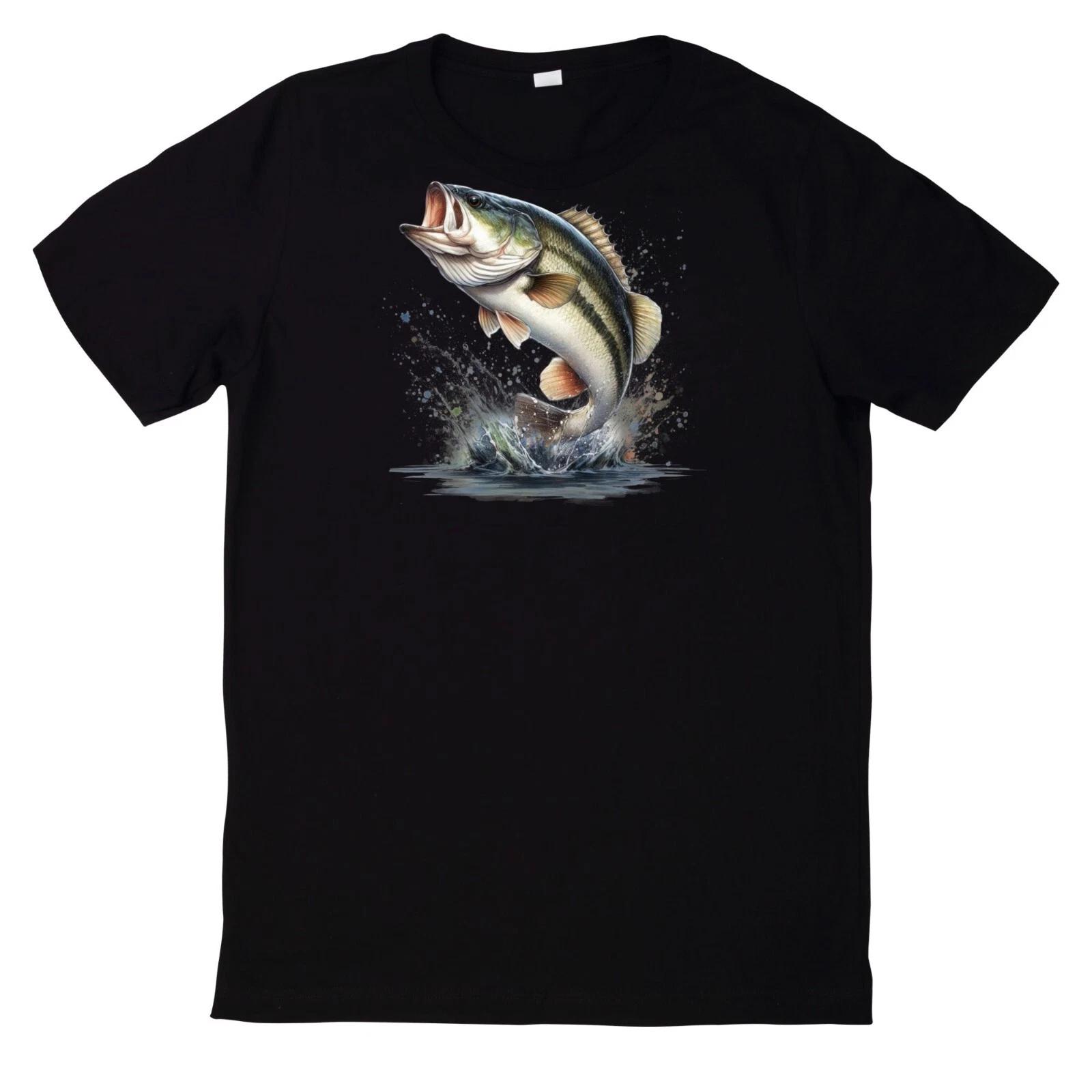 T-Shirt Lustiges Angler Fisch Motiv XXXL