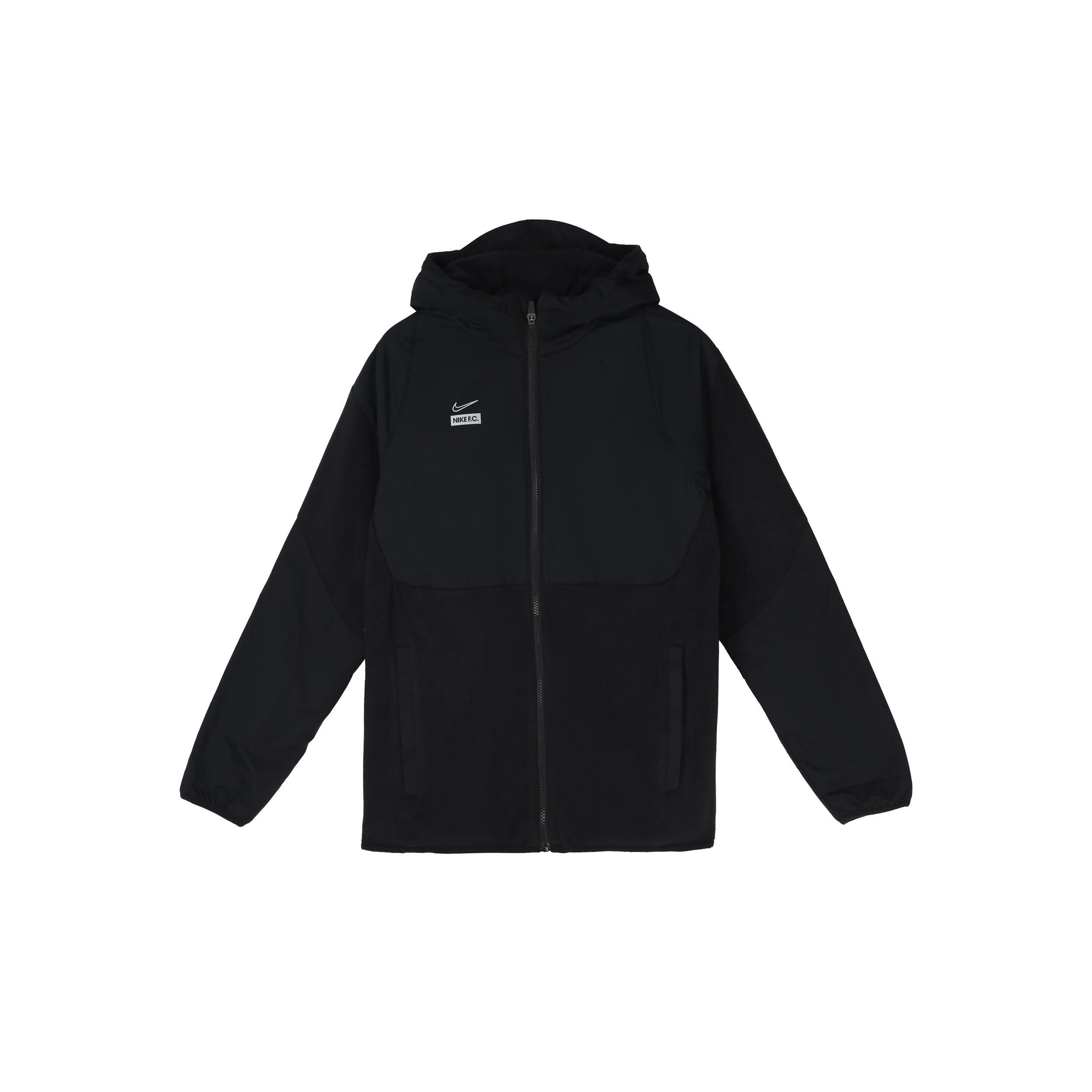 Men s Nike Back Large Logo Sports Long Sleeves Zipper Hooded Jacket Black CT2511-010 M