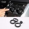 For Land Rover Range Rover Evoque 2012-18 Car Air Condition Knob Audio Volume Control Button Circle Trim Ring Cover Accessories