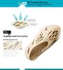 Men's, Women's, and Kids' Summer EVA Sandals - Cross-Border Hole Design