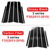 Carbon Fiber Car Window B-Pillar Trim Sticker For BMW F30 E46 E90 G20 318i 325i 320i 328i Door Pillars Wrap Film