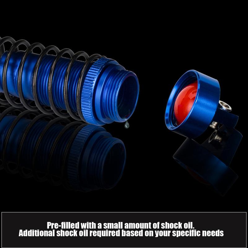 Aluminum Alloy Shock Absorber Set for 1/10 Traxxas Slash 4x4 2WD Rustler VXL Stampede RC Car Upgrade Parts – Front & Rear