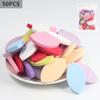 50Pcs Soft Sponge False Eyelash Pads Beginner Lash Map Chart Wispy Lashes Reusable Makeup Puffs Training Eyelash Extensions Tool