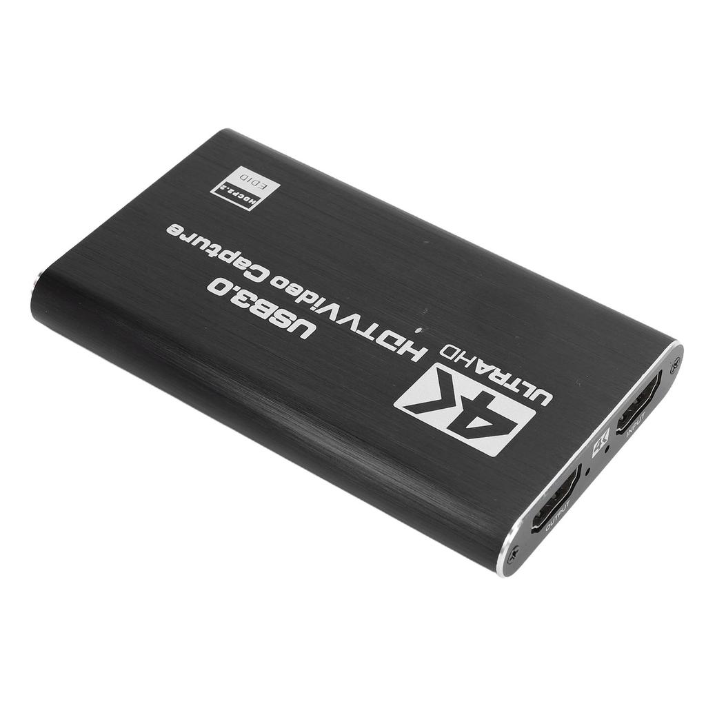 4K Audio Video Catch Card 60Hz HD Multimedia Interface to USB 3.0 Full HD Recording Device for HDTV Game Live Streaming