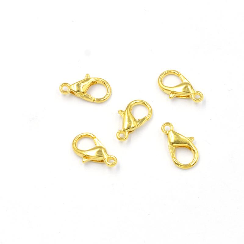 Metall Karabinerhaken Endverbinder für Schmuckherstellung Zubehör Halskette Armband DIY