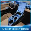 Folia ochronna PPF Do GEELY STARRAY 2025 2024 Akcesoria wewnętrzne przezroczysta TPU Panel zmiany biegów Centrum nawigacji GPS