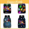 Game Cartoon Design School Bag Lightweight Backpack For Young Students