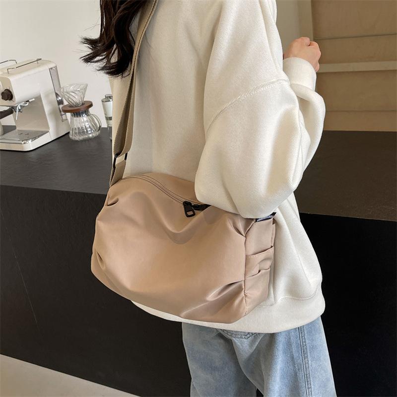 New Spring and Summer Trend Fashionable and Simple Shoulder Women's Bag Tote Bag Canvas Bag Large Capacity Large Bag