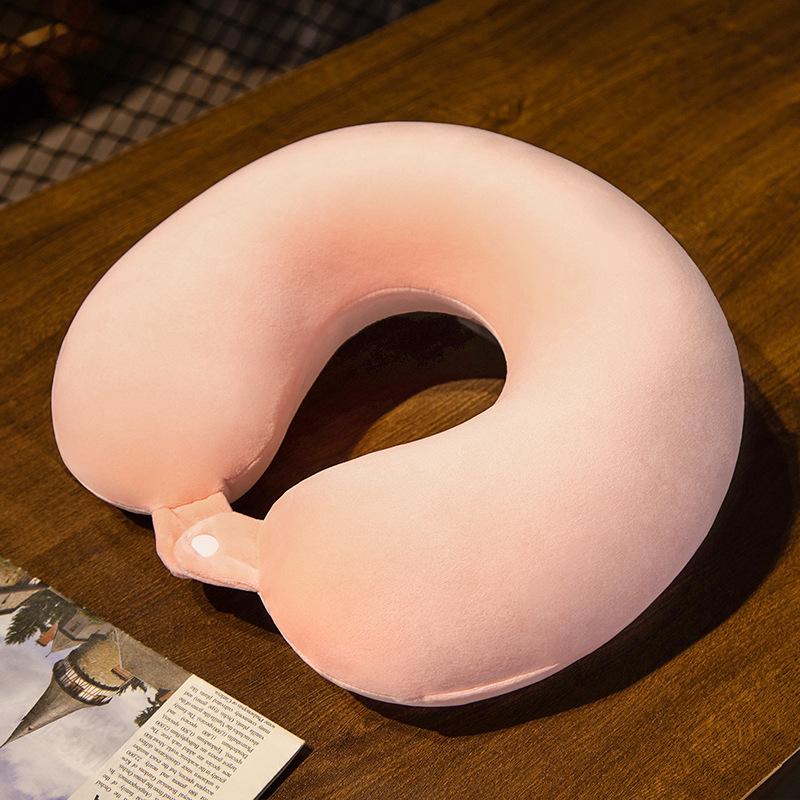 U-shaped Pillow for Neck Protection, Memory Cotton Pillow for Neck Protection, Portable for Office, Travel, Sleep, and More