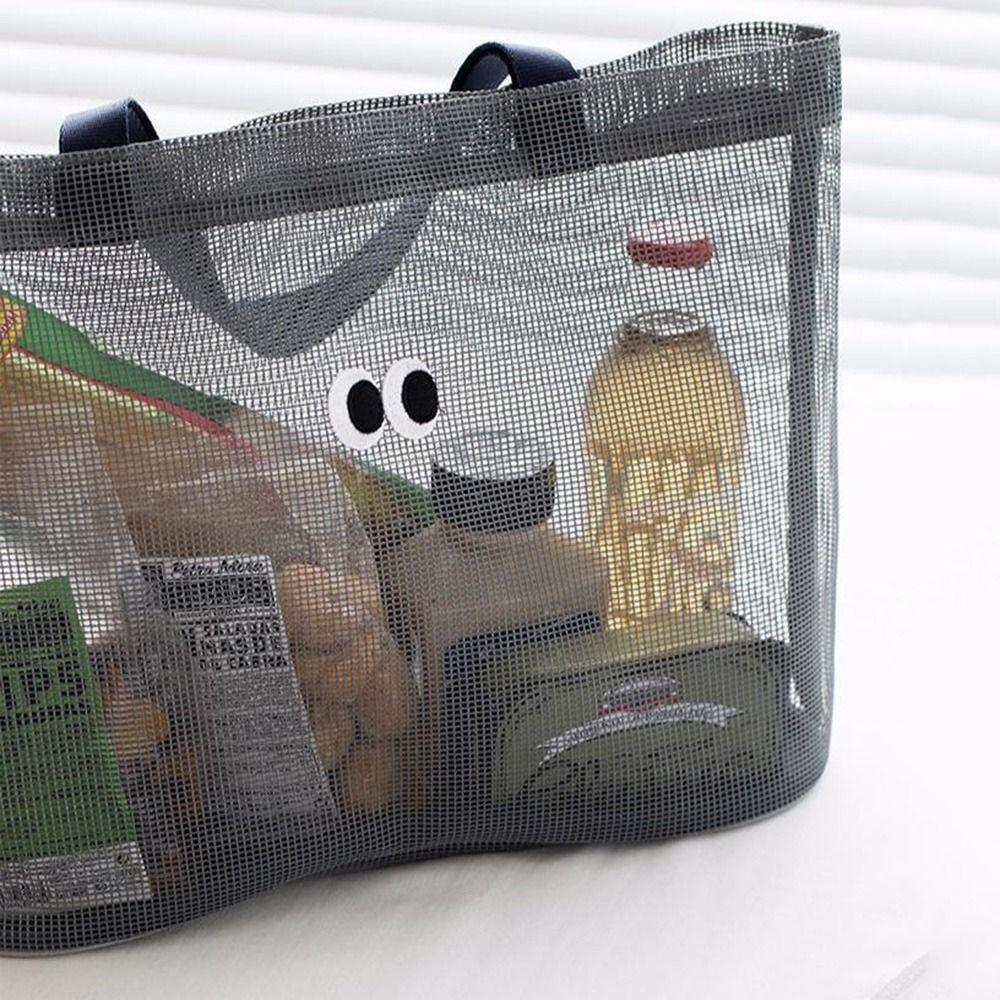 with Handle Cute Shopping Handbag Foldable Travel Toiletries Organizer Cartoon Wash Totes  Summer