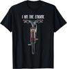 I Am The Engine Bicycle Graphic TShirt Soft Cotton Crewneck Sportswear for Men