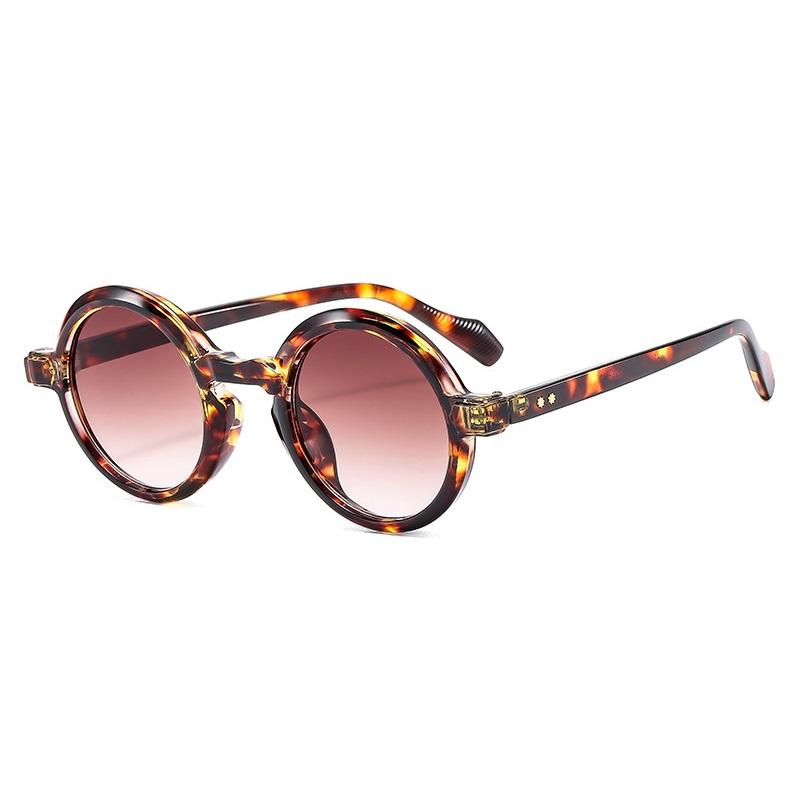 Fashion Round Sunglasses Women Gradient Frame Shades Retro Trending Men Sun Glasses Uv400 Female Oculus