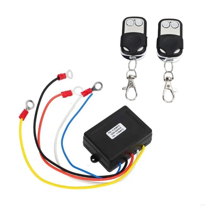 28GC Winch Remote Control Systems Easy Installation Universal Wireless Winch Remote Control Switch Receiver Fast Response