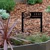 Metal Address Sign Personalized Garden Marker House Number Plate Lawn Yard Decor