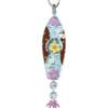 Hawaiian Surfboard Shaped Keychain Acrylic Palm Tree Keychain Creative Hibiscus Key Rings  Beach