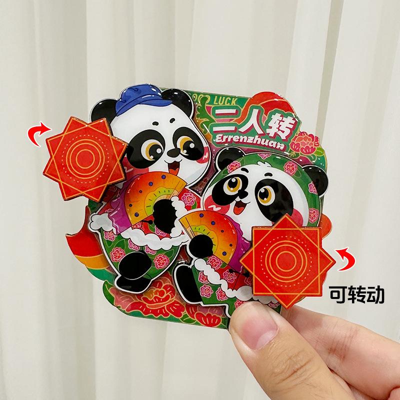 

Popular panda Locker Magnet 3d cartoon Refrigerator Magnet Resin Fridge Magnet for Kitchen Decoration