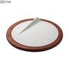 BR11inch White Ceramic Plate Creative Dining Plate Chinese Artistic Conception Dish Arrangement Hotel Restaurant Ceramic TablewareEY