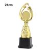 21/24/27/29 CM Trophy Cup Plastic Material Black Base Competition Trophy Custom-Made Creative Design Trophy Decoration