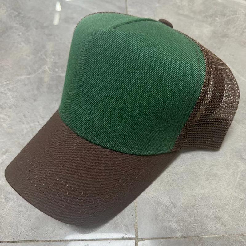 Colorful mesh hat available. Multiple colors available. Trucker visor baseball cap wide brim dome