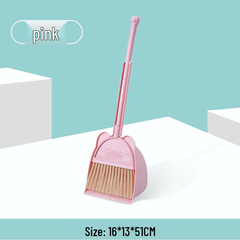 Children's Mini Broom & Dustpan Toy Set