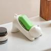 Cat Soap Dish Self-Draining Soap Holder Built-in Drainage Hole