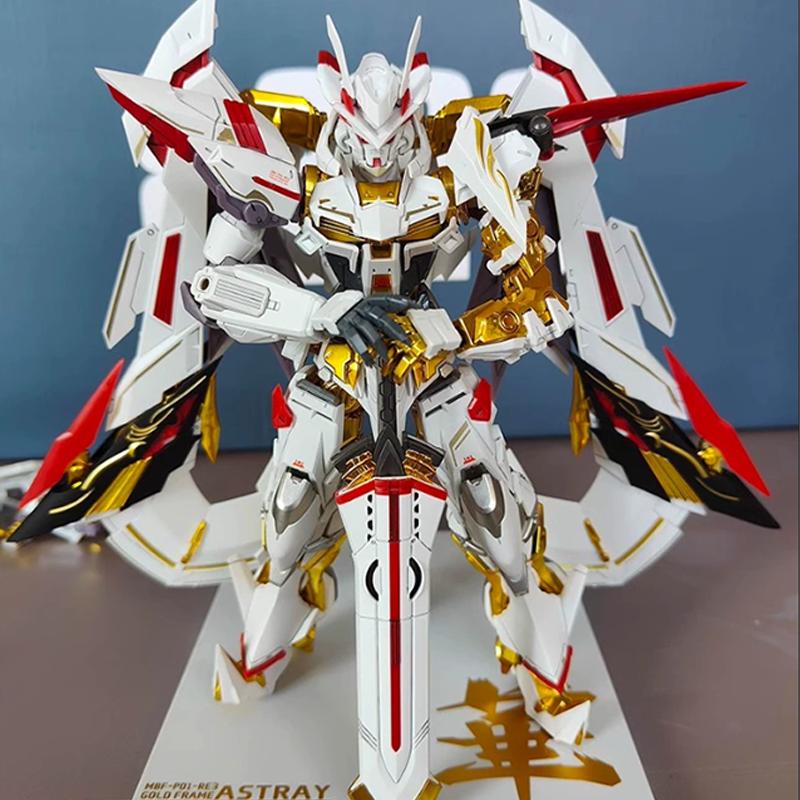 Daban 8804 8826  Mg 1/100 Mbf-P01-Re2 Astray Gold Amatsu Mina Hana Assembly Model Collectible Robot Kits Models