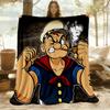 1pc Popeye Sailor All-Season Comfort, Outdoor Flannel Blanket - Soft, Warm & Cozy for Naps, Camping & Travel 067