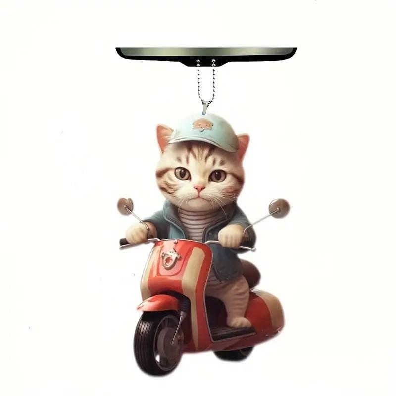 

Причудливое украшение из акрила для подвешивания в машину, забавный мультяшный стиль, рождественский подарок для декора автомобиля