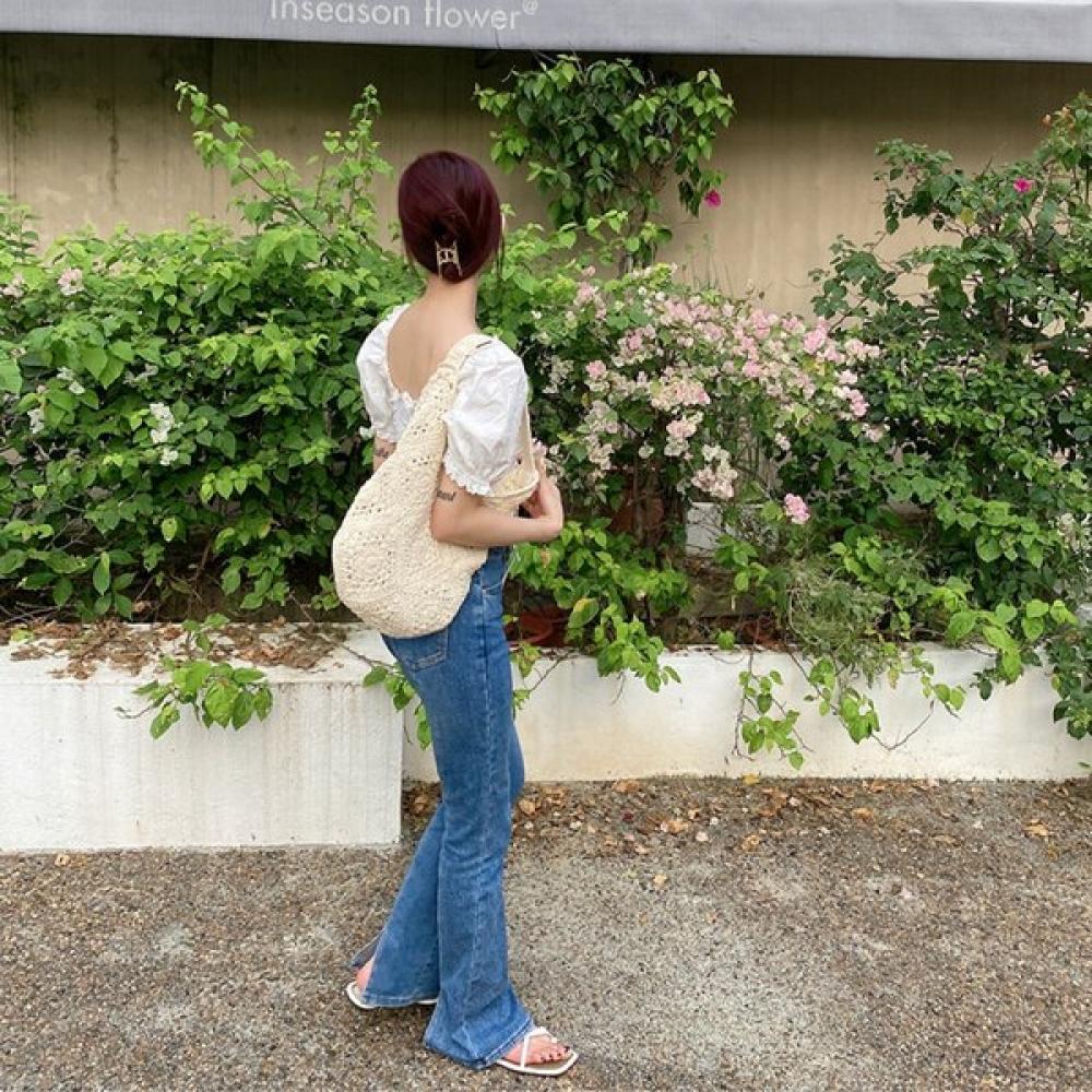 Lala Cotton Summer Crochet Shoulder Bag Lala2b180