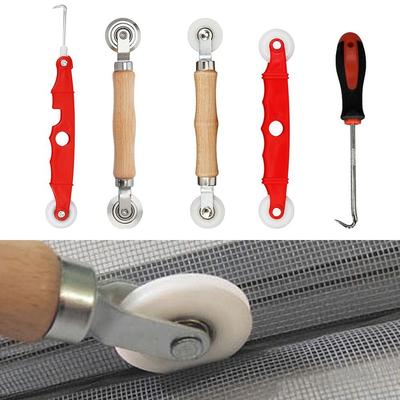 Roestvrij Staal Rubber Rolwiel Gereedschap Rubber Huishoudelijk Raamhor Installatie Gereedschap Handgereedschap Demontage Gereedschap
