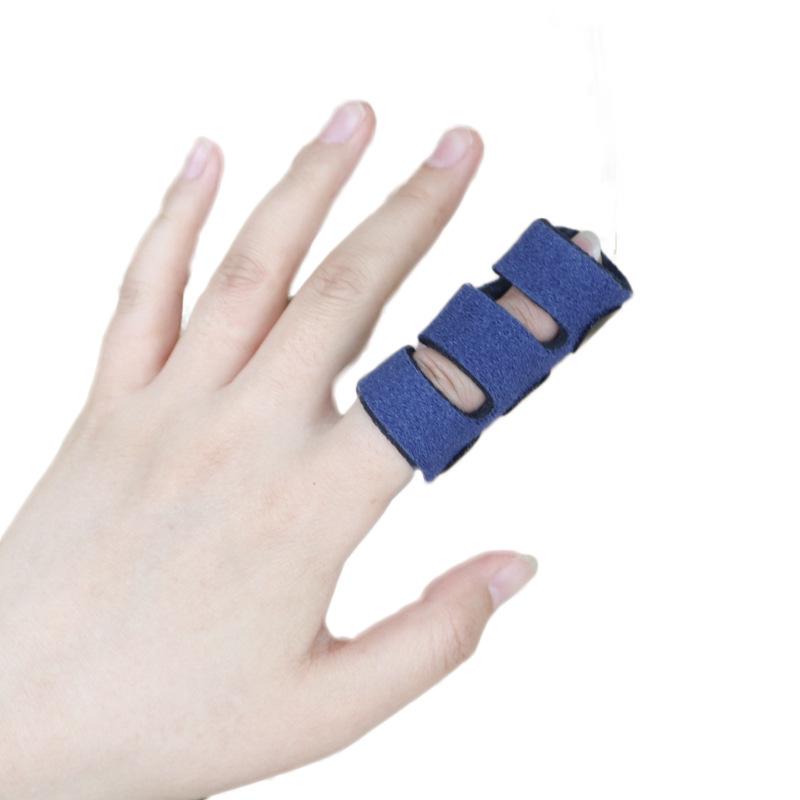 Steel Plate Finger Splint for Tendon Injuries - Joint Protector & Support Bandage for Tenosynovitis in Index and Middle Fingers, Adult Size
