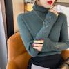 Versatile Turtleneck Women's Autumn and Winter Knitted Bottoming Shirt, Fashionable New Inside, Slim and Thin Outside, Foreign Top