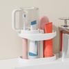 Adjustable Toothpaste Storage Rack Dustproof Cup Storage Rack Toothbrush Holder  Hotel
