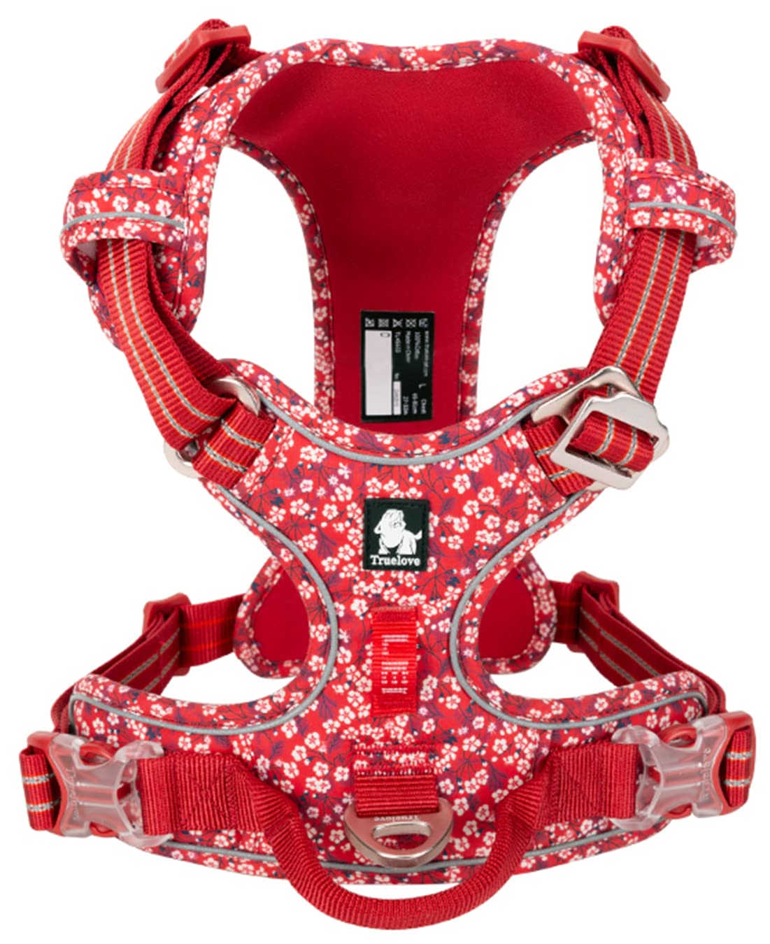 

cocomall 2020 New Dog Dog Pet 3M Reflective Training for and Large Dogs Poppy Harness, Harness, Supplies, Material, Harness, Nylon, Breathable,