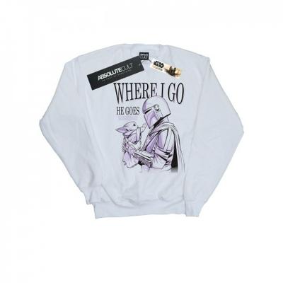 Mens The Mandalorian Where I Go Sweatshirt