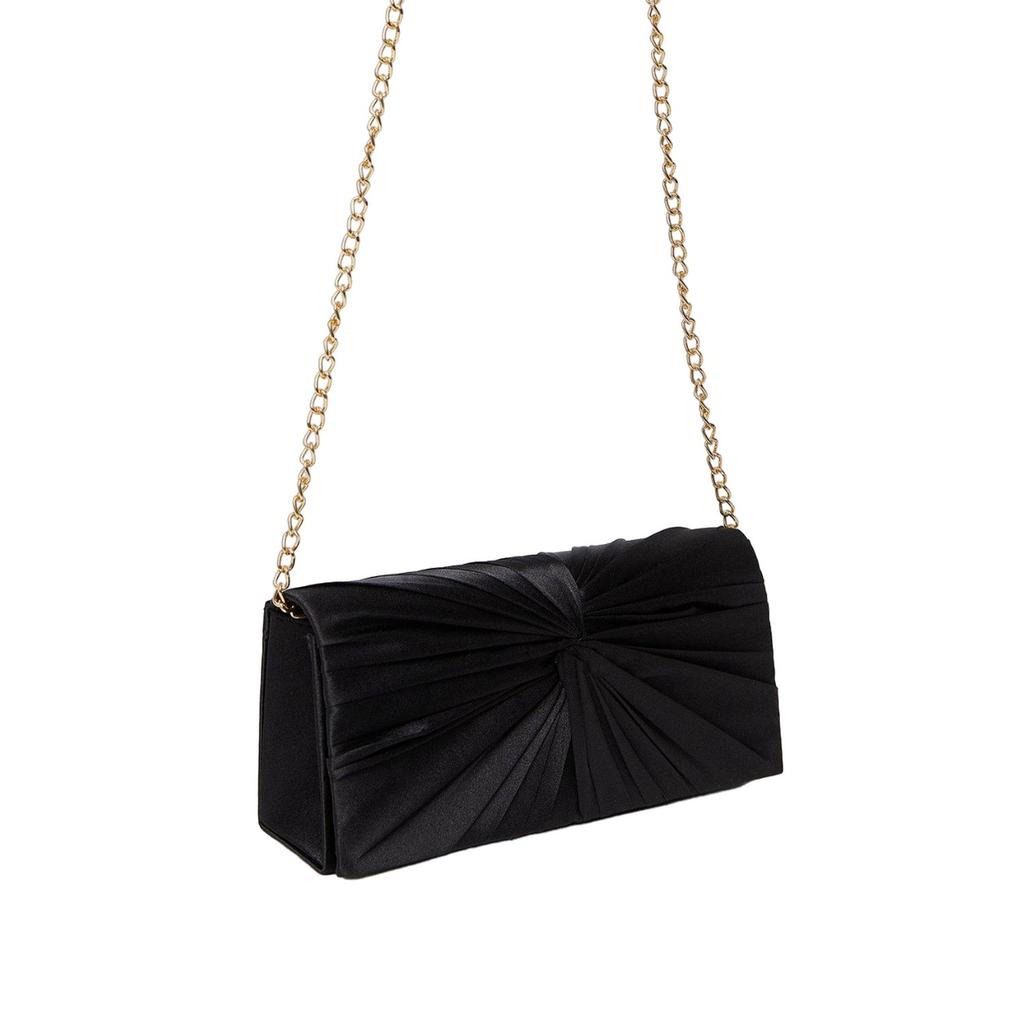 Dorothy Perkins Beauty Satin Twisted Clutch Bag