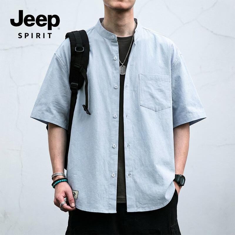 

JEEP SPIRIT Men s Loose Fit Long Sleeve Button-Up Shirt XL