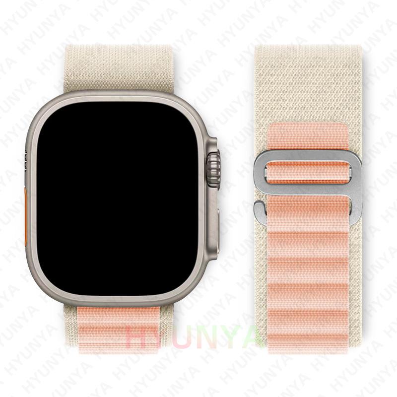 Alpine Λουράκι για Apple Watch Band Σειρά 10 9 8 7 SE Ultra 2 41mm 42mm 45mm 46mm 49mm 40mm 44mm IWatch Correa Λουράκι Ρολόι Βραχιόλι