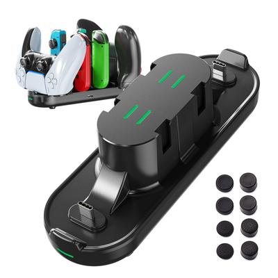 Switch Controller Charging DUXICEPIN Charging 6 Simultaneous Charging High Compatibility Smart Charge Mat Stores In One Travel Size LED Charging