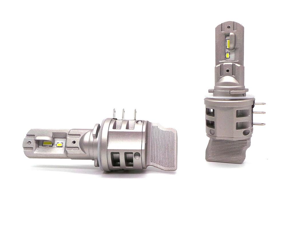 H15 LED Bulbs 12-24V CANBUS CSP 2 Pcs 2x 8000lm Strong White Off-Road