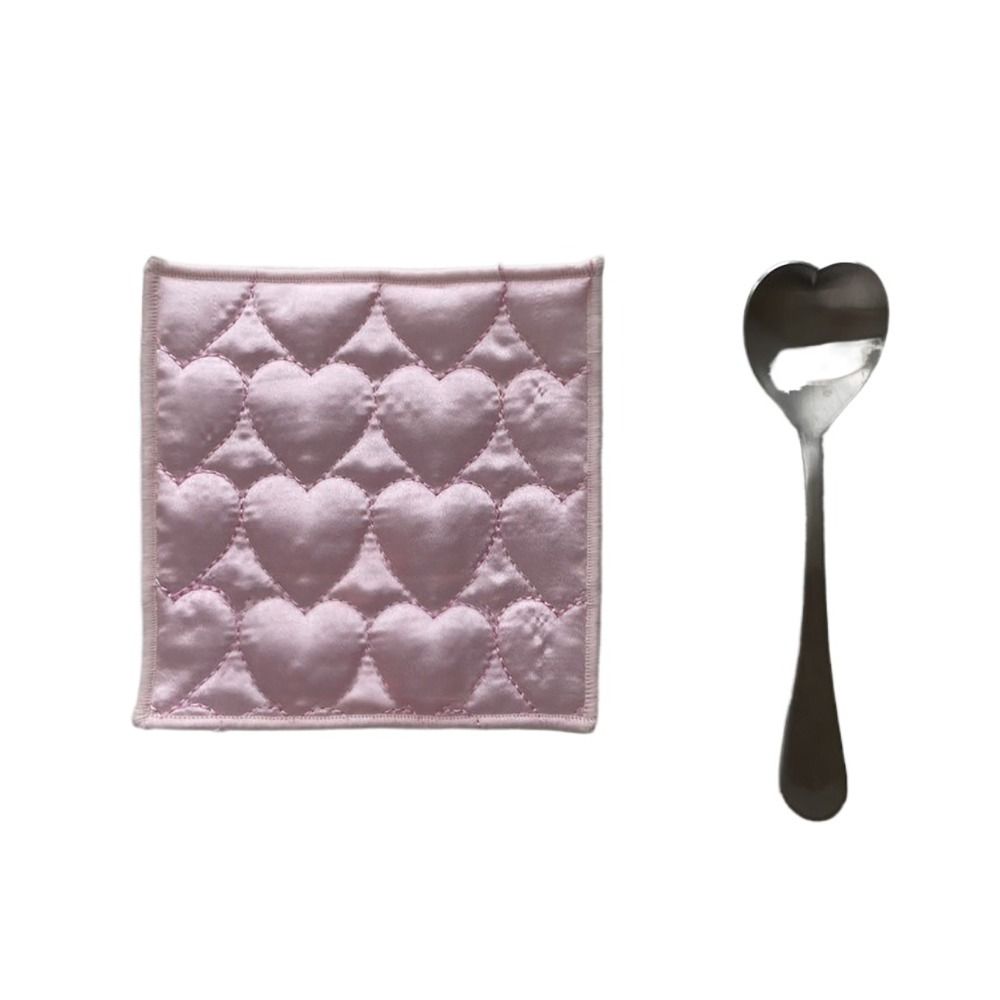 

Хлопковые подставки серии Lattice Квадратные Реквизит для фото Новый Декор стола Дом розовый