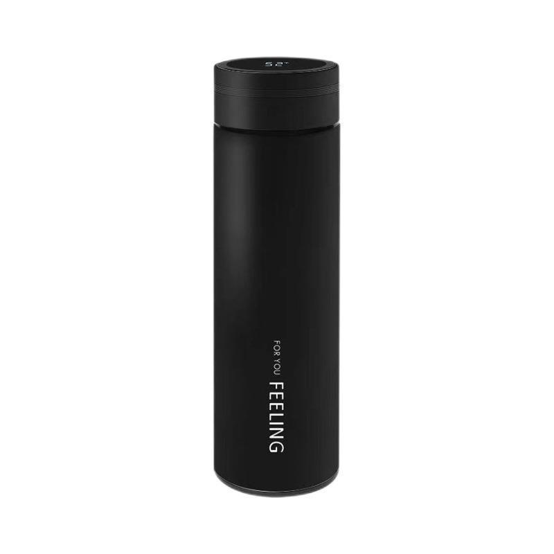 Korean Style 316 Stainless Steel Thermos with Smart Temperature Display – Unisex, Cute & Simple Design