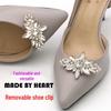 Multifunctional Shoe Accessories: Detachable Flower Decorations for High Heels and Wedding Shoes