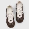 New Fashion Mixed Color Leather Sneakers Male Lace-Up Skate Board Shoes Daily Walking Shoes Breathable Casual Footwear Trainers