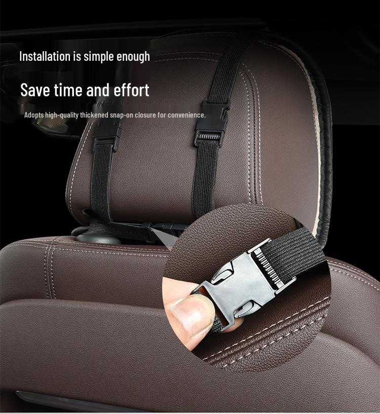 Universal Leather Car Seat Cushion Set with Backrest, Tie-Free Design, Four Seasons Use