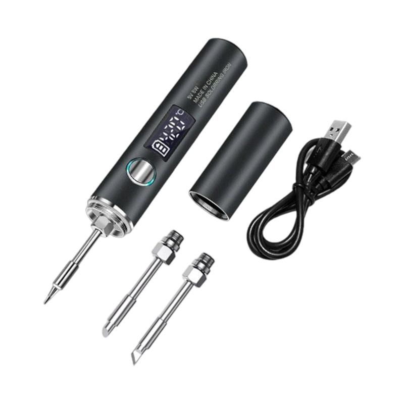 

Portable Wireless Welding Soldering Pen with 5 Level Temperature Control Build in LED Light & Auto Sleep Safety Feature