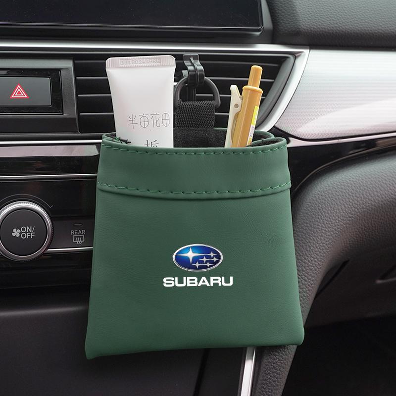 Car Storage Bag Auto Hanging Organizer Pocket Valve Cap For Subaru Crosstrek Forester Outback Impreza BRZ WRX Ascent REX Levorg Y17